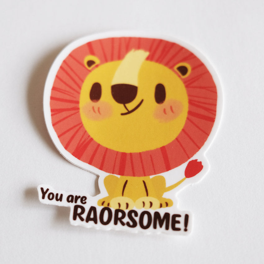 Raorsome Lion Sticker